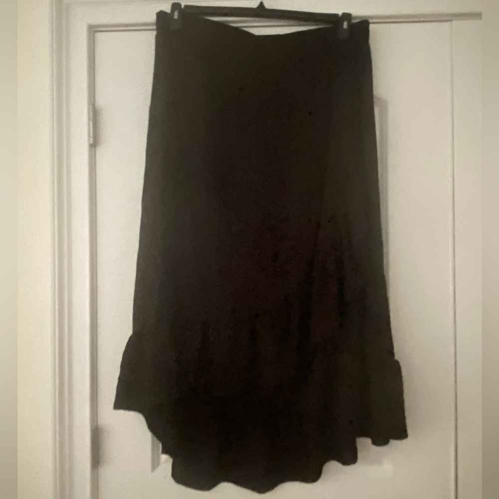 Black wrap skirt - size 1X - Picture 9 of 11